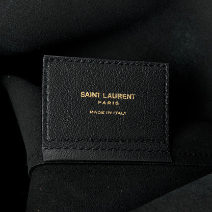 Saint Laurent Calfskin Large Shopping Tote Black 7 of 13