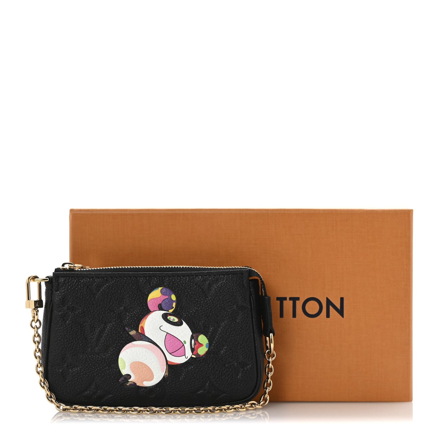 LV X TM Empreinte Monogram Mini Pochette Accessories Black Multicolor