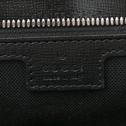 Gucci GG Supreme Monogram Azalea Calfskin Medium Retro Interlocking G Vertical Tote Bag Black 6 of 12
