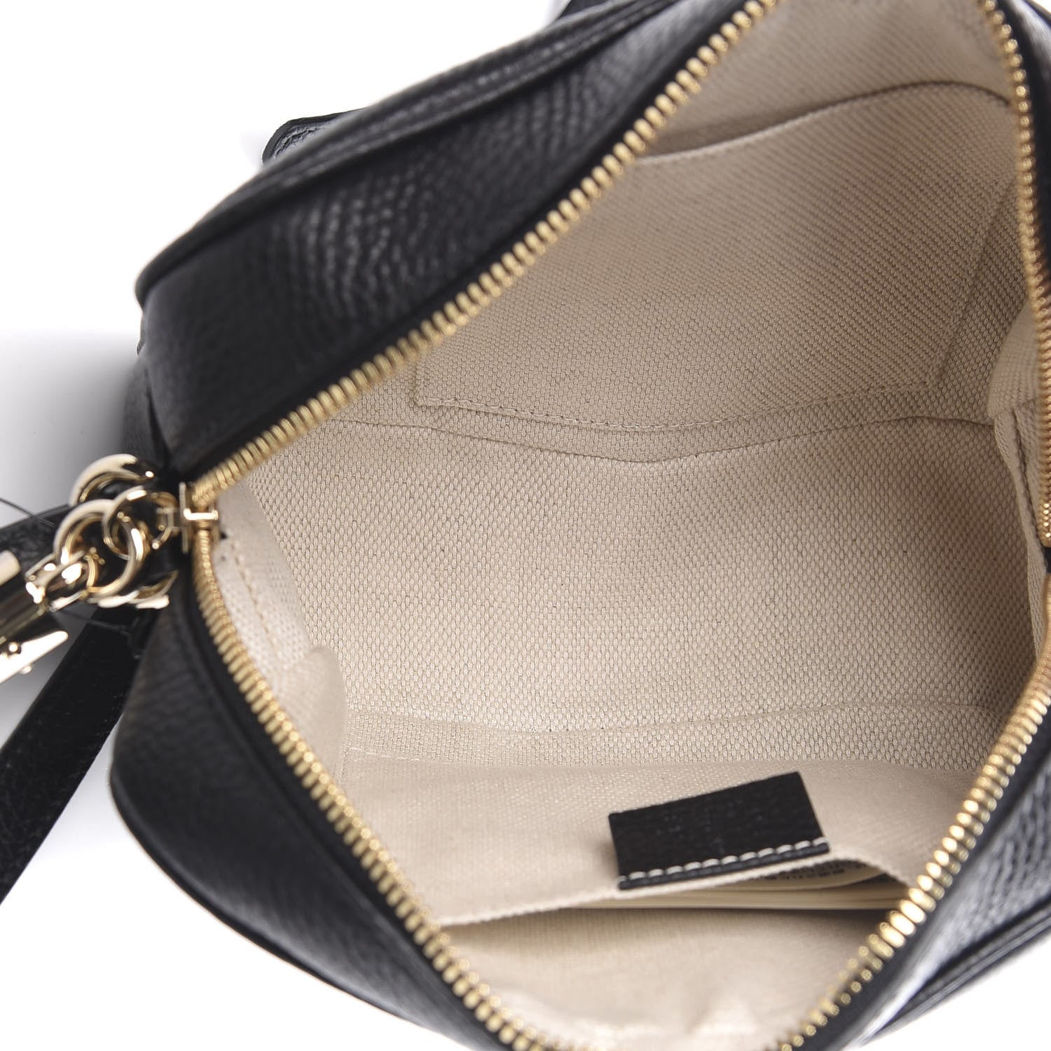 Gucci Pebbled Calfskin Small Soho Disco Bag Black 5 of 10