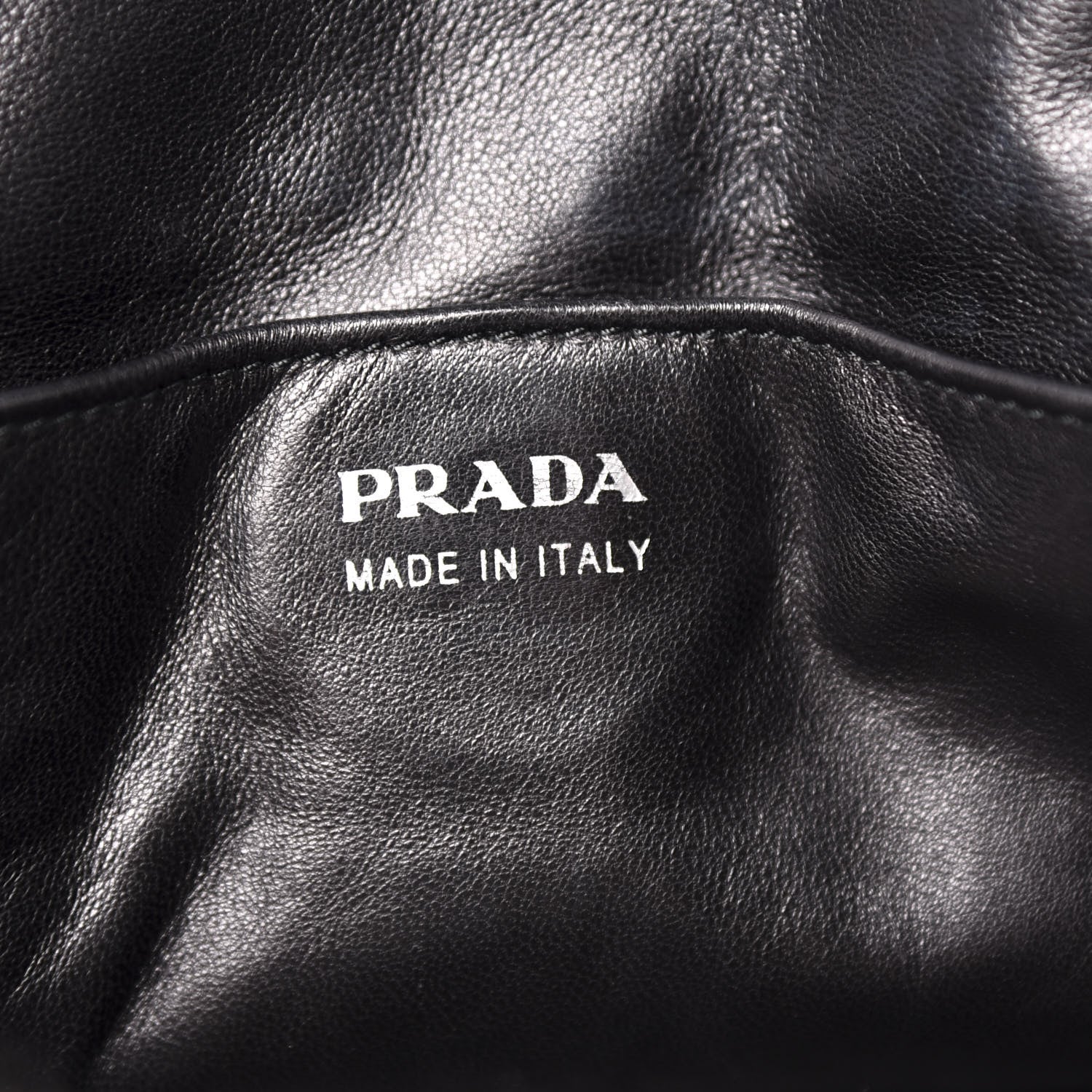 Prada Tessuto Nylon Calfskin Grommet Tote Black 8 of 12
