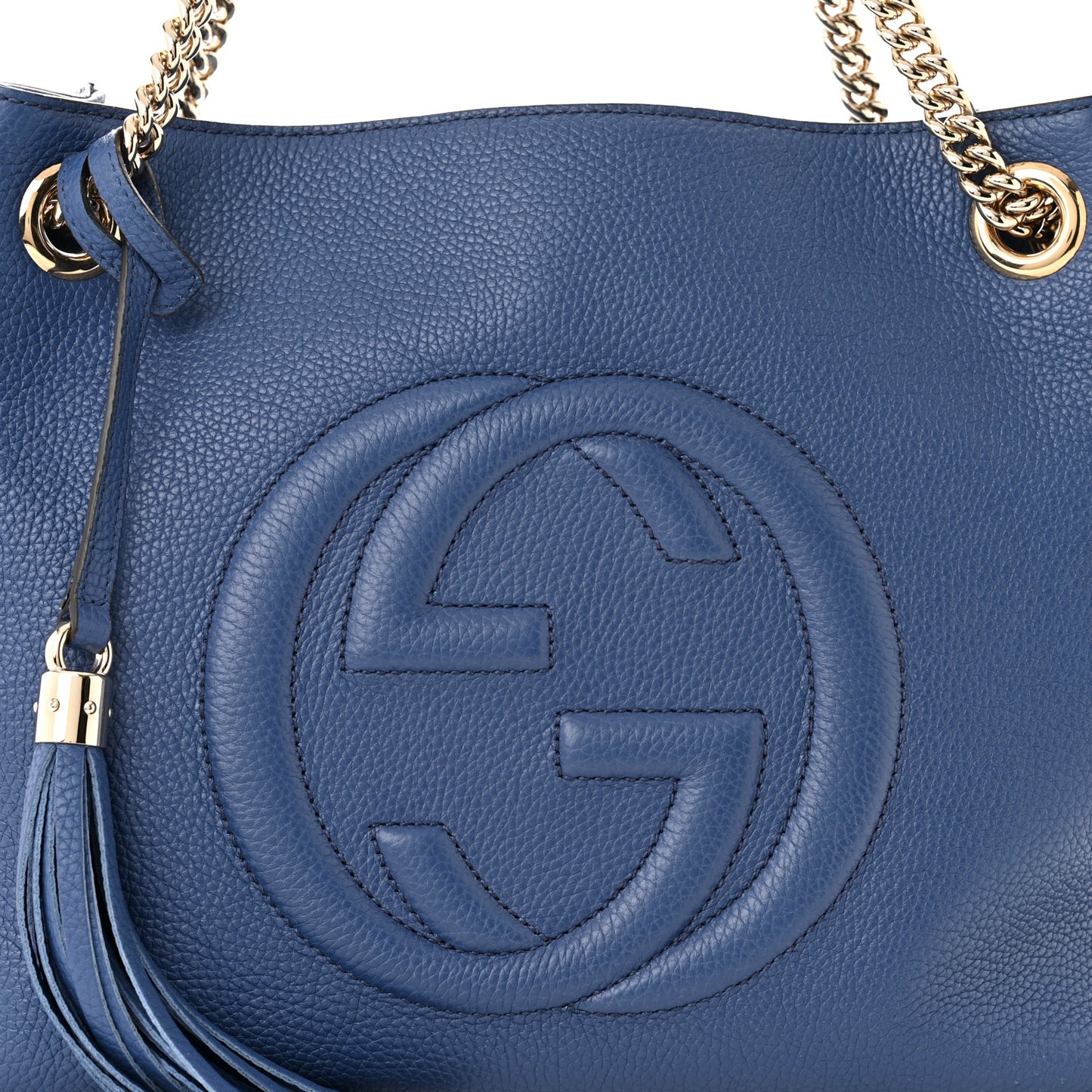 Cellarius Calfskin Medium Soho Chain Shoulder Bag Caspian