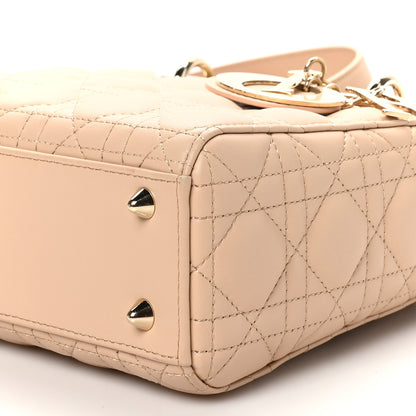 Christian Dior Lambskin Cannage Small My ABCDior Lady Dior Beige 10 of 10
