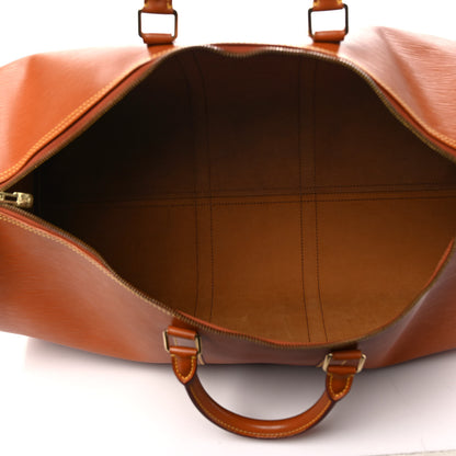 Louis Vuitton Epi Keepall 55 Cipango 5 of 12