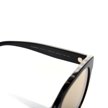 Chanel Acetate CC Butterfly Sunglasses 5414 Black 5 of 9