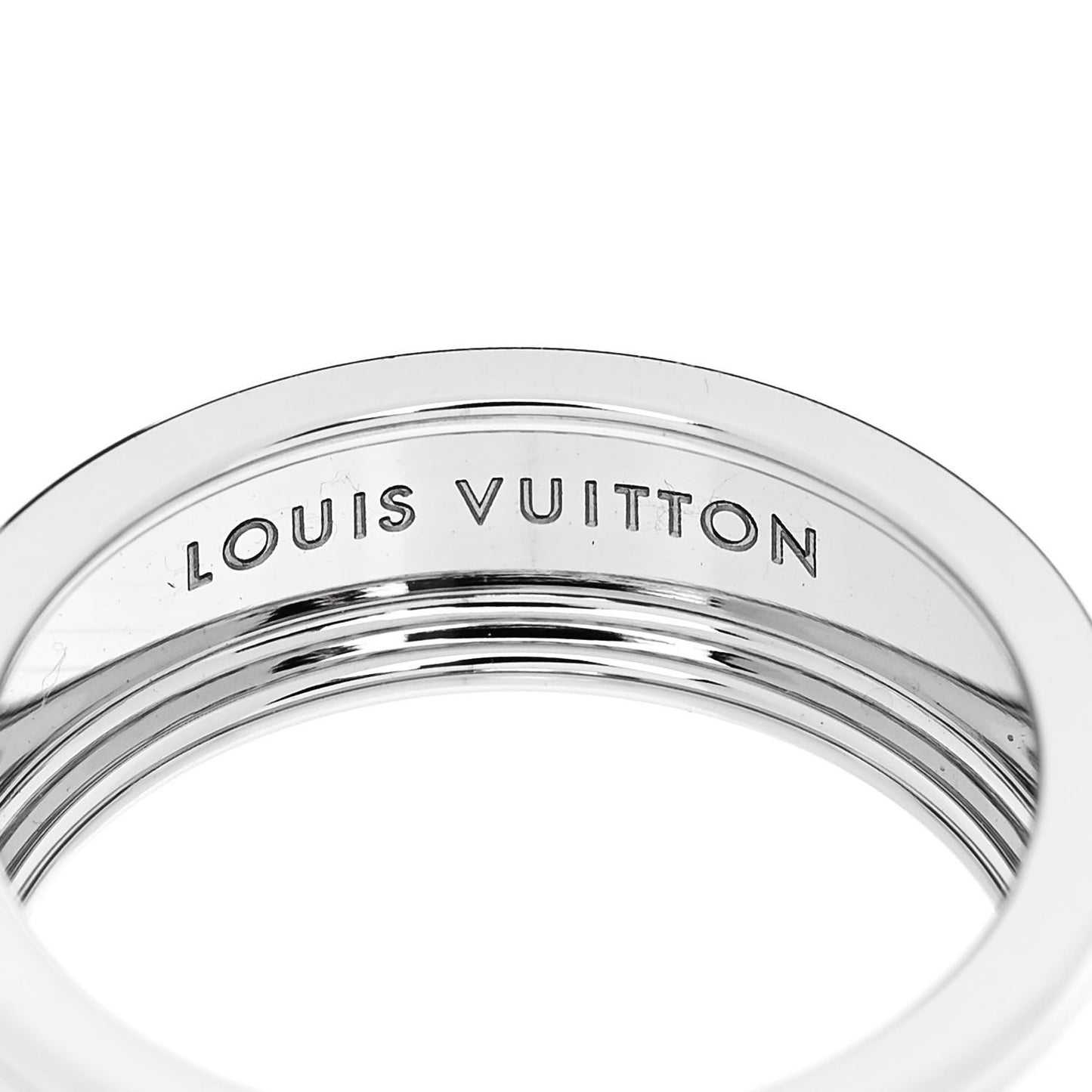 18K White Gold Les Gaston Ring 63 10.5