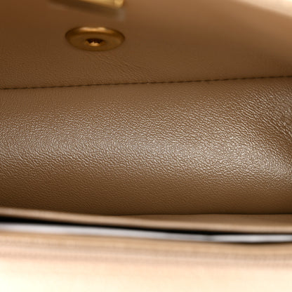 Chanel Metallic Goatskin Quilted Mini Rectangular Flap Gold 5 of 12