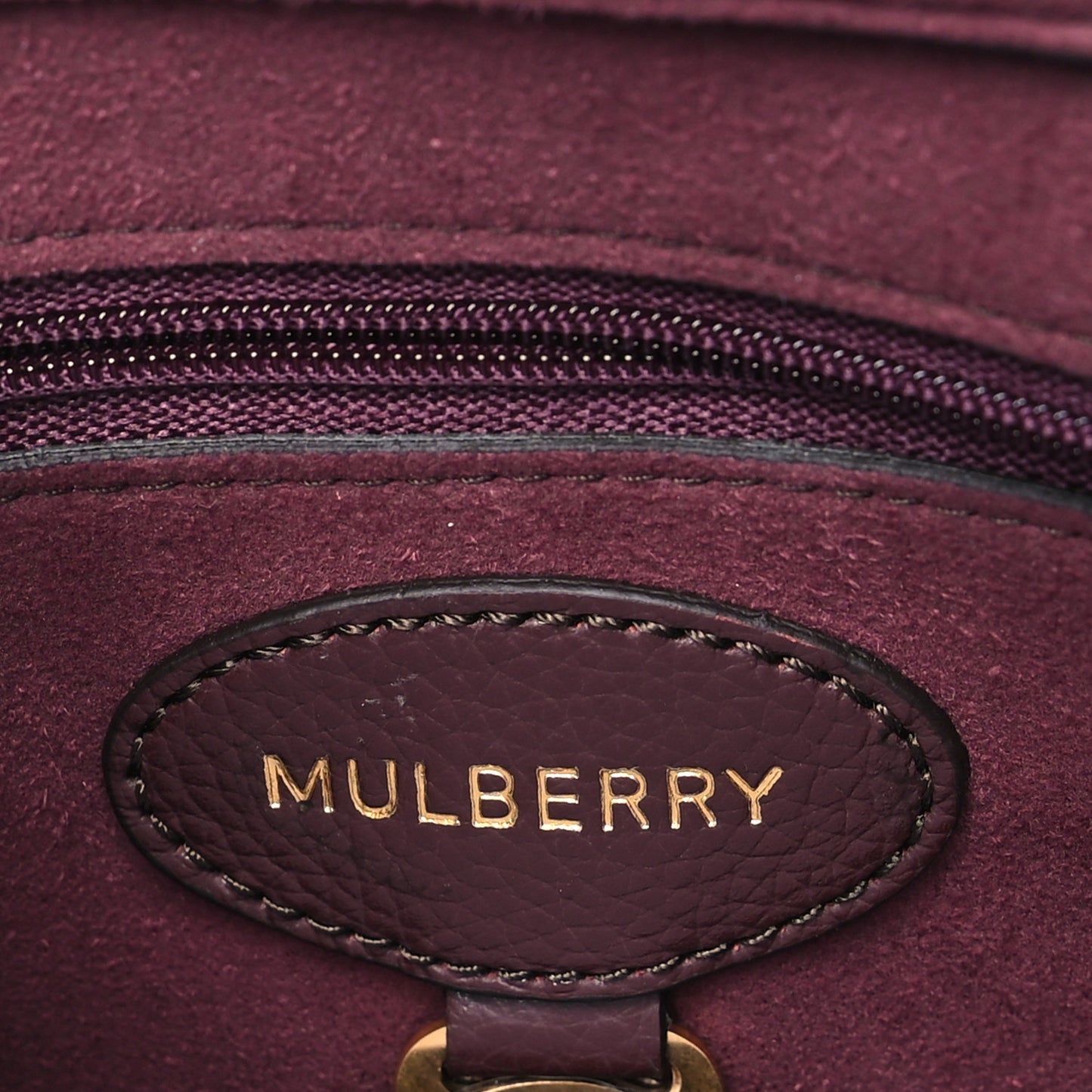 Small Classic Grain Calfskin Small Lily Flap Oxblood