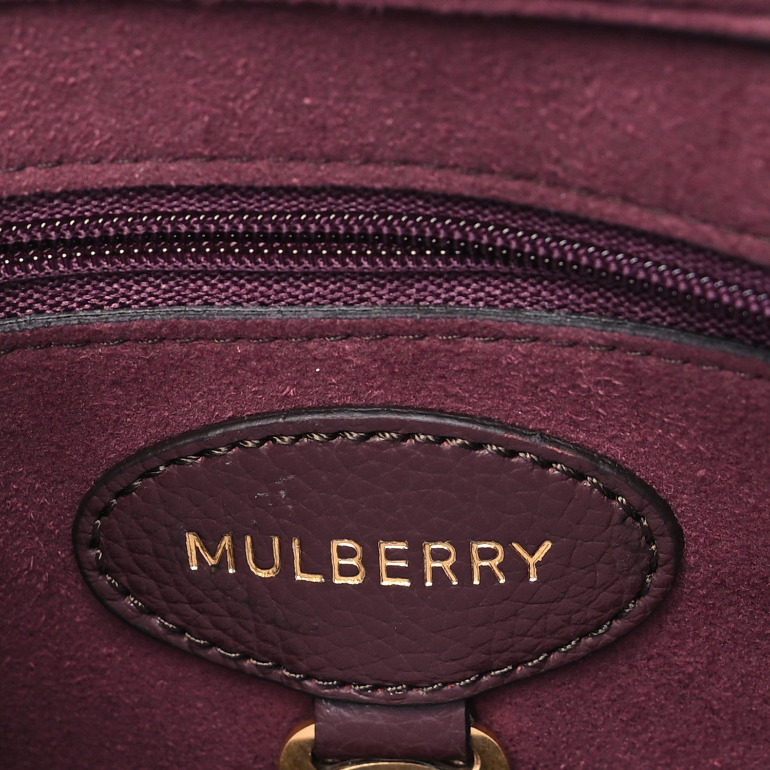 Mulberry Small Classic Grain Calfskin Small Lily Flap Oxblood 6 of 8