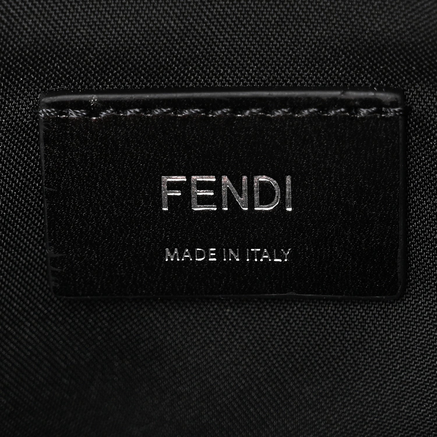 Fendi Nylon Vitello Liberty Monster Eyes Sling Bag Red Black 6 of 11