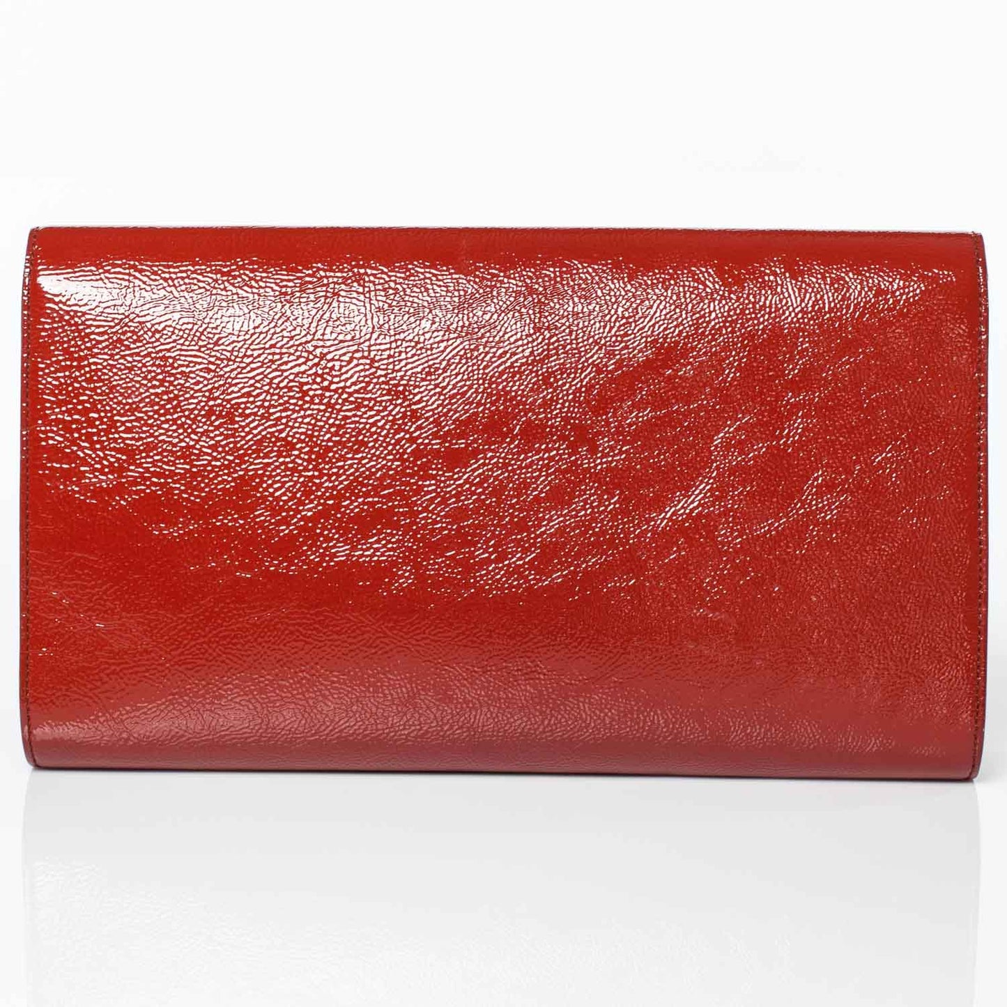 Patent Belle de Jour Clutch Burnt Orange