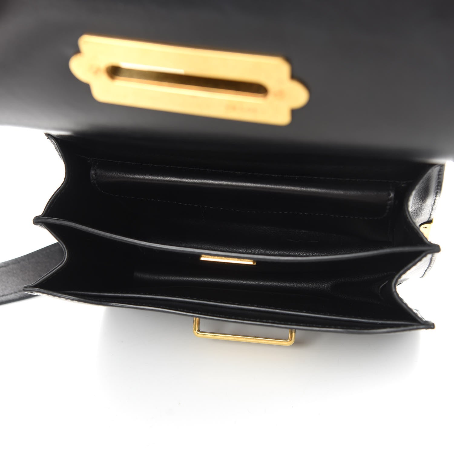 Prada City Calf Saffiano Cahier Bag Black 5 of 10