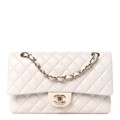 Chanel Caviar Quilted Medium Double Flap White 1 of 11