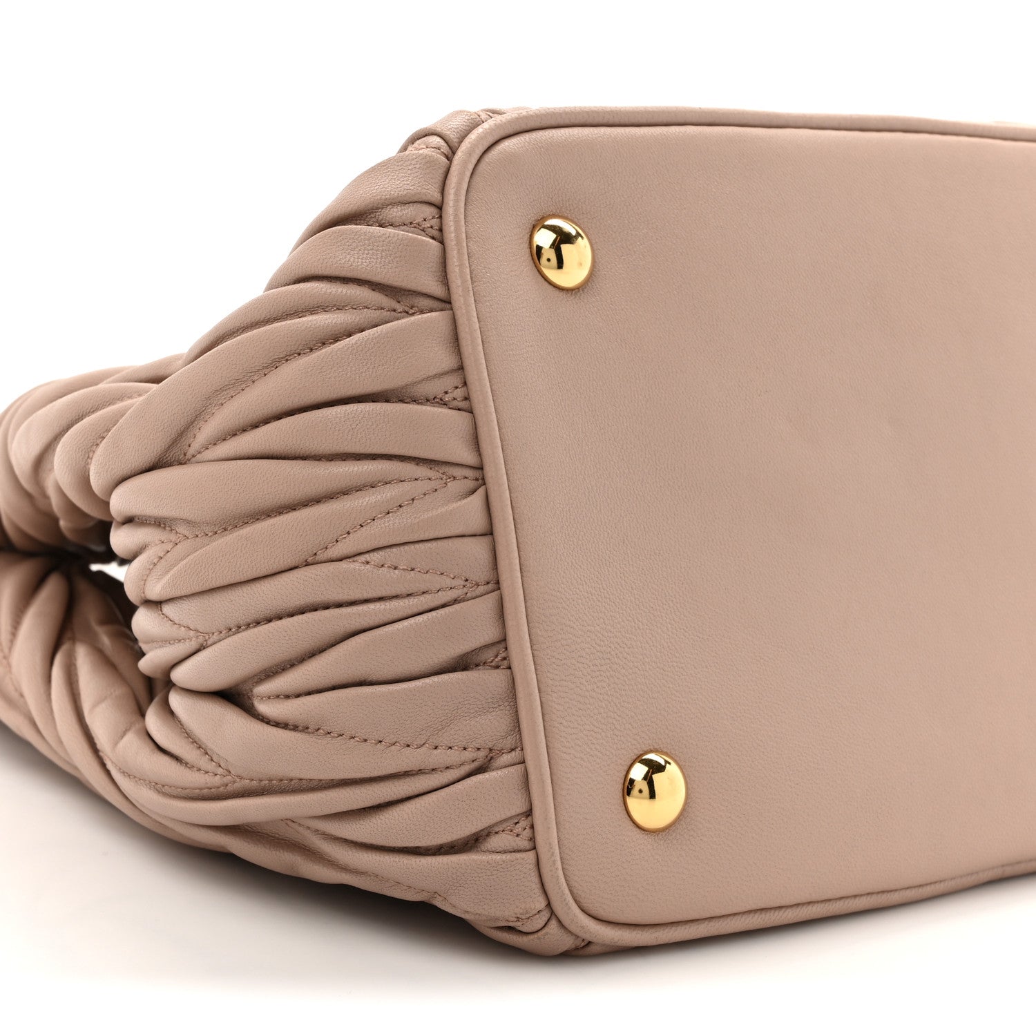 Miu Miu Nappa Matelasse Tote Cammeo 9 of 15