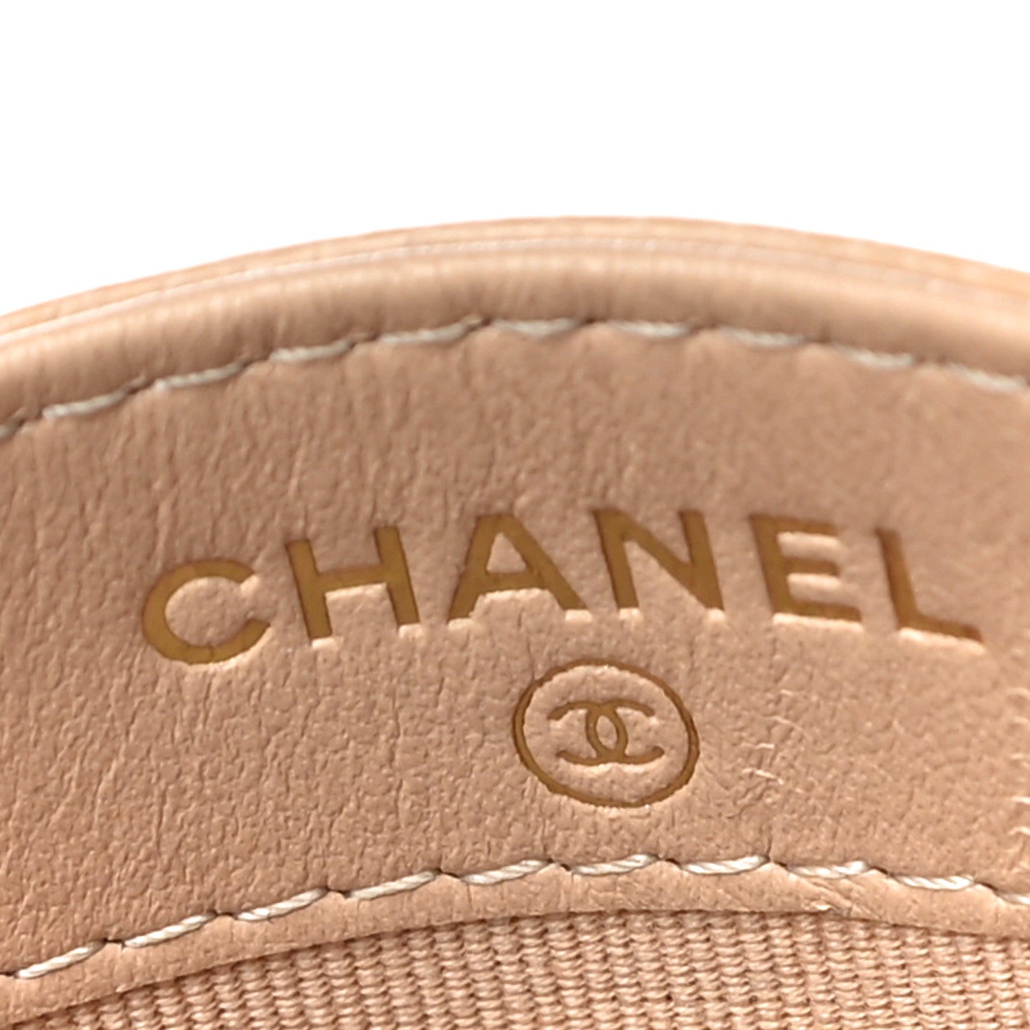 Chanel Caviar Quilted Card Holder Beige 6 of 18