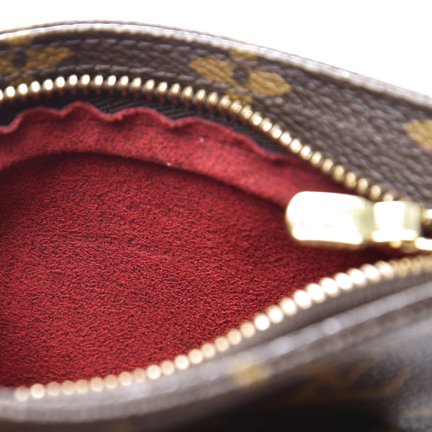 Monogram Partition Wristlet