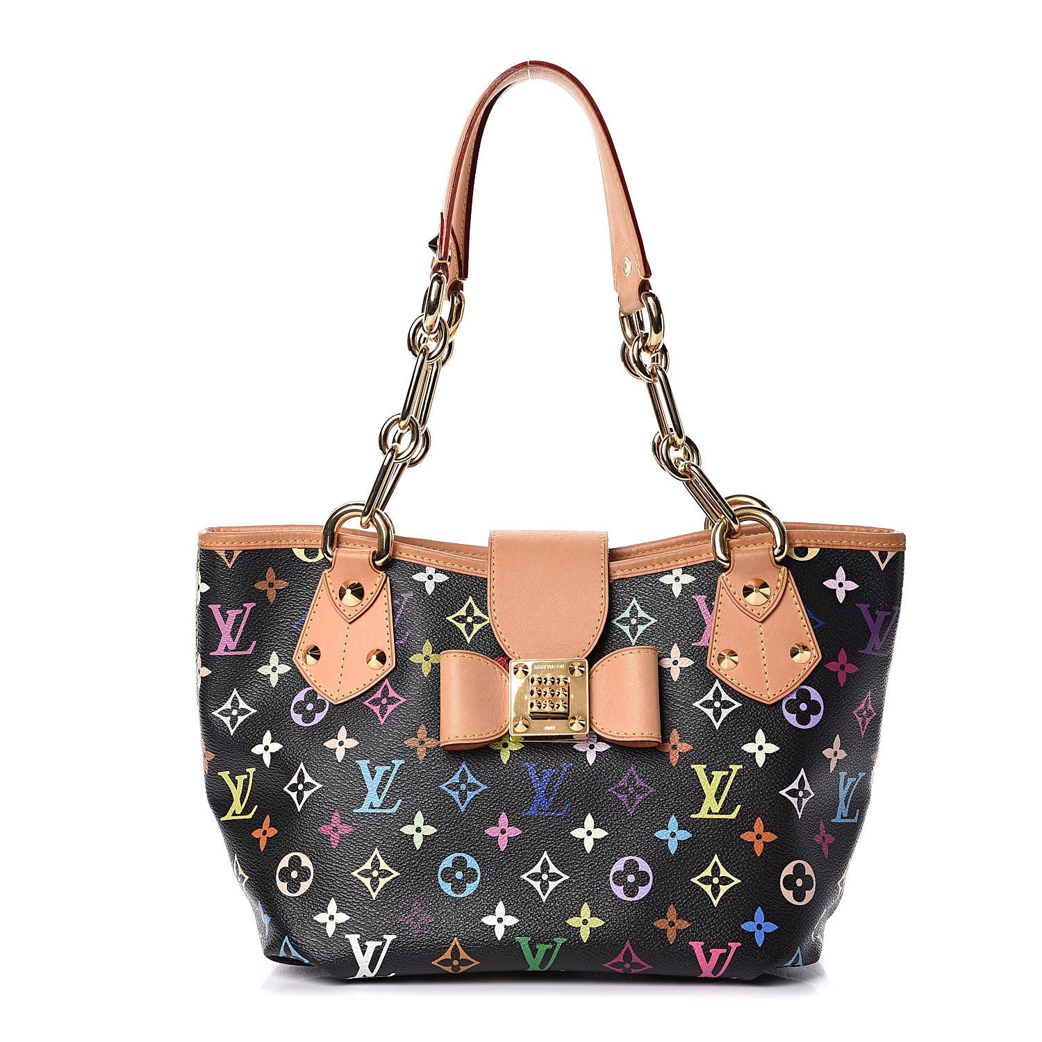 Louis Vuitton Monogram Multicolor Annie MM Black 1 of 12