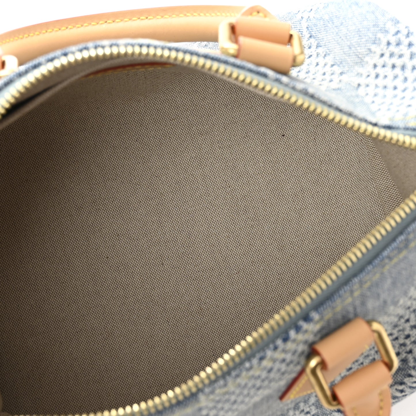 Damier Denim 3D Speedy Bandouliere 25 Bleu