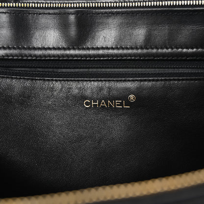 Chanel Lambskin Bekko Chain Large Shoulder Bag Black 6 of 11