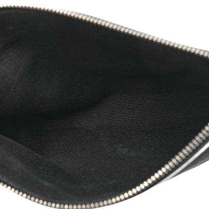 Prada Denim Calfskin Logo Shopping Tote Blue 7 of 17