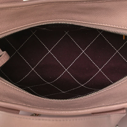 Chanel Caviar Quilted Small Deauville Bowling Bag Light Pink 5 of 10