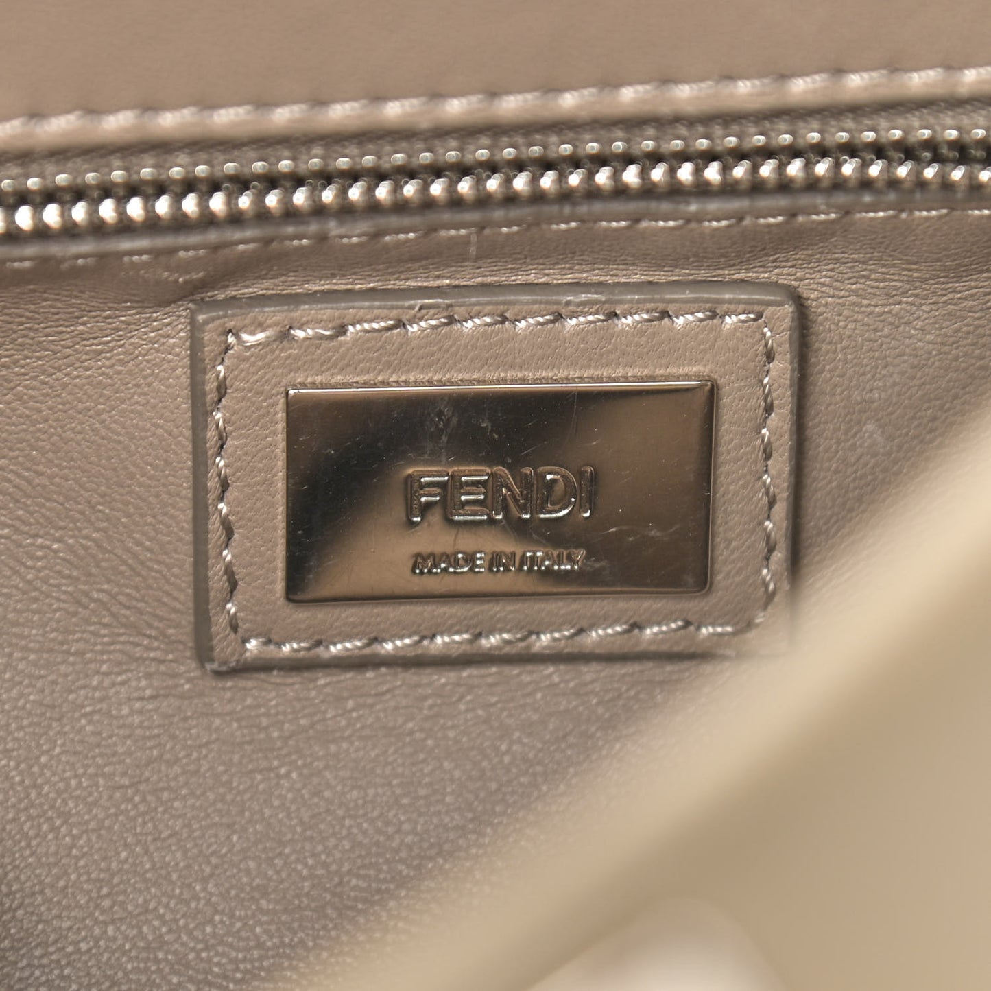 Nappa Mini Peekaboo Iconic Satchel Tortora