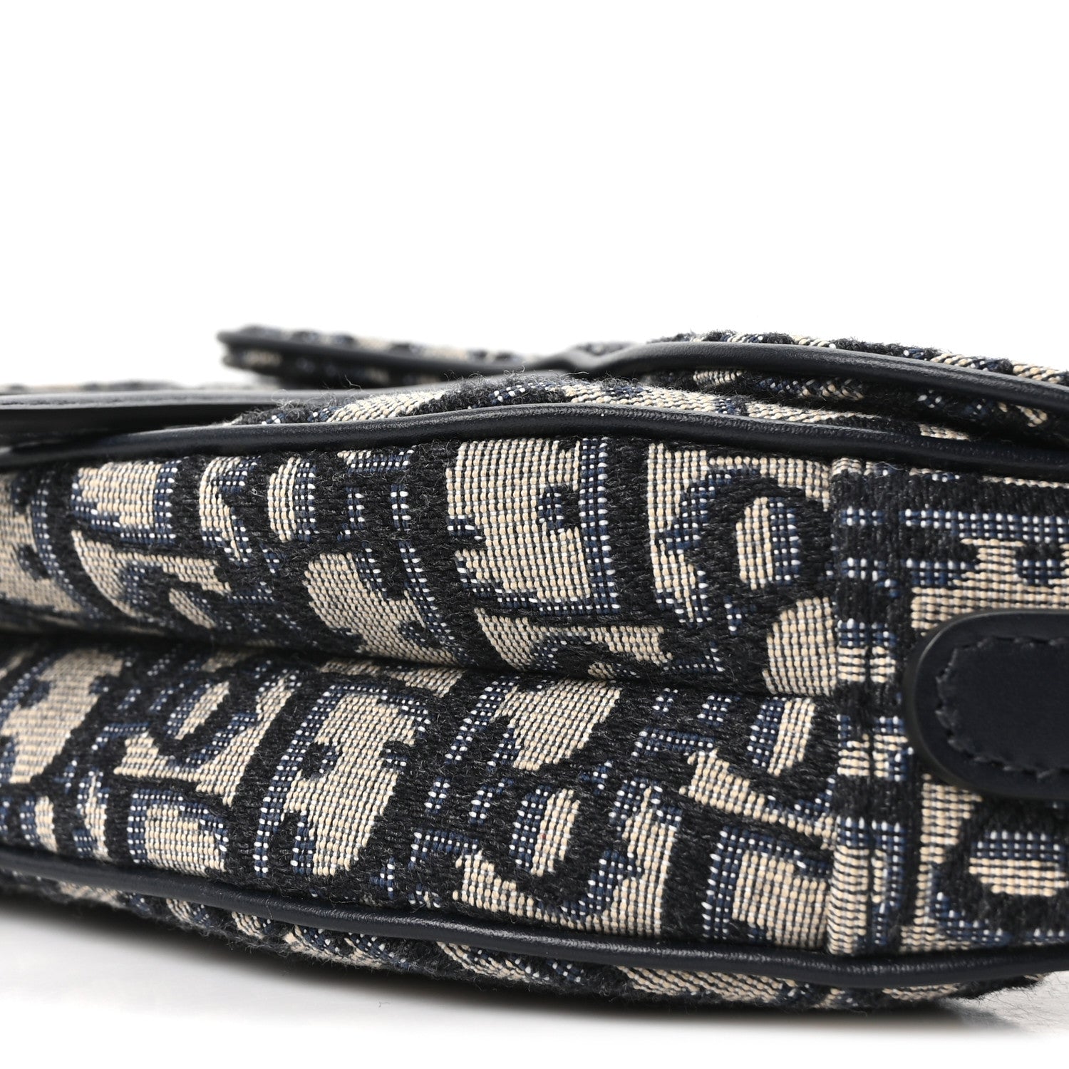 Christian Dior Oblique Mini Saddle Bag Blue 9 of 9