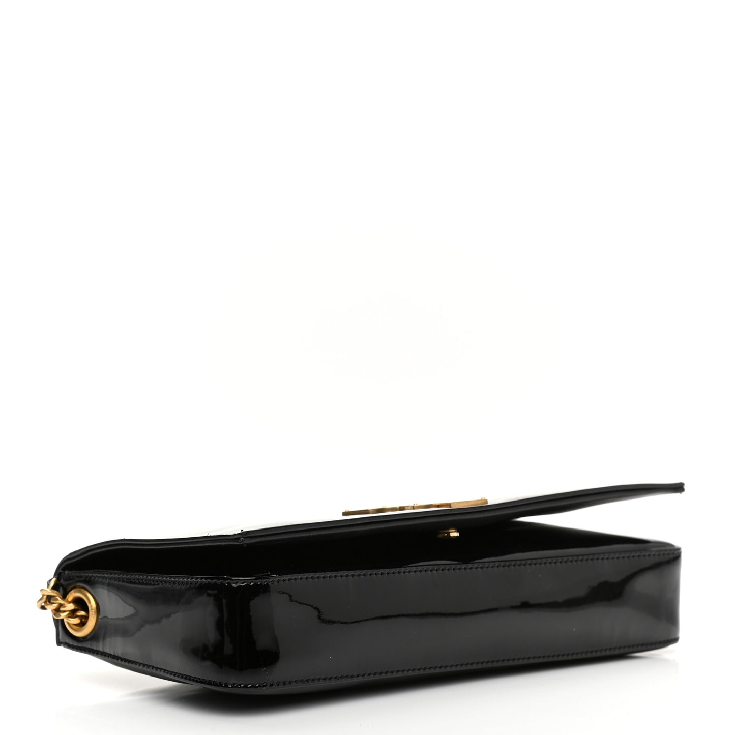 Patent Medium Monogram Kate 99 Black