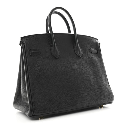Hermes Togo Birkin 25 Black 3 of 11