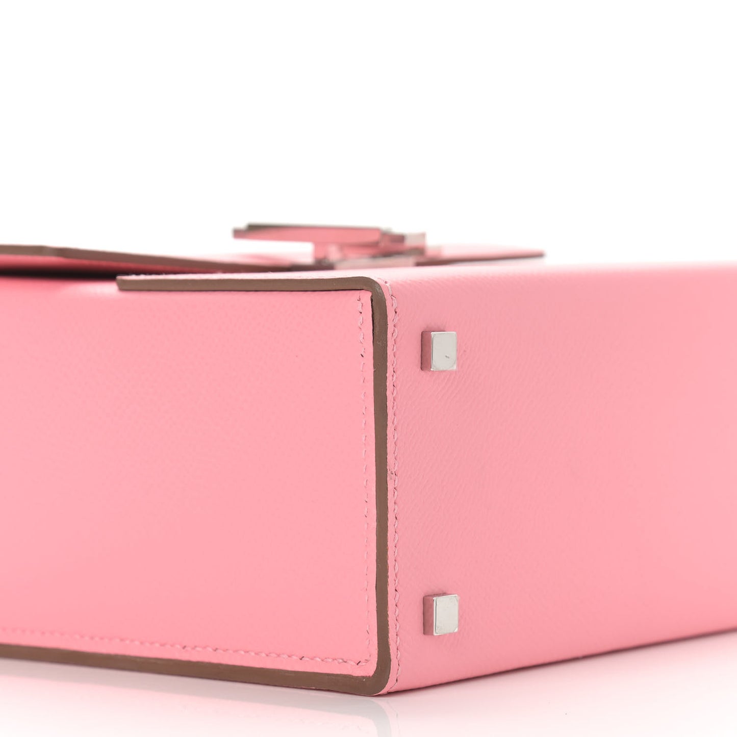Epsom Cinhetic Boxy Top Handle Bag Rose Confetti