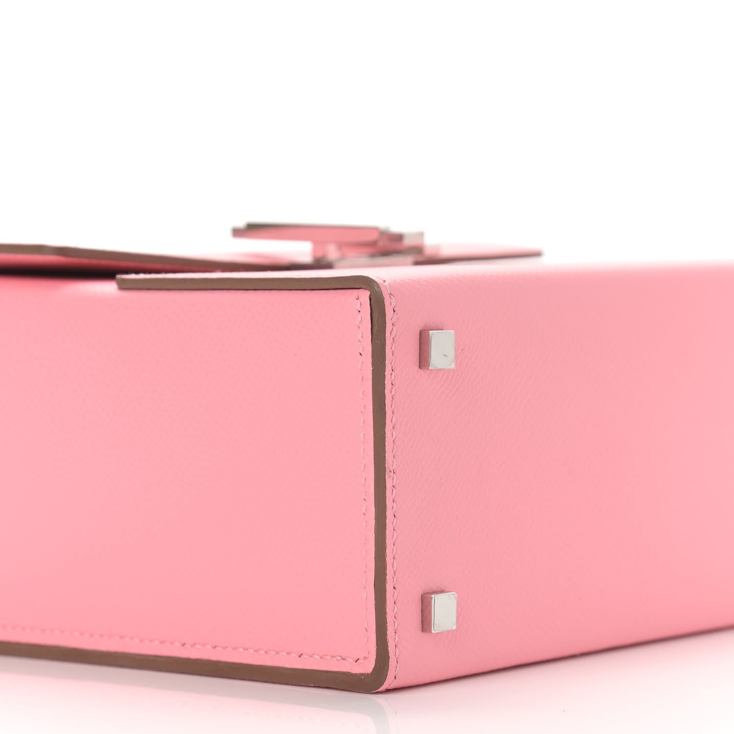 Hermes Epsom Cinhetic Boxy Top Handle Bag Rose Confetti 11 of 12