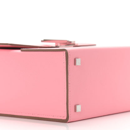Hermes Epsom Cinhetic Boxy Top Handle Bag Rose Confetti 11 of 12