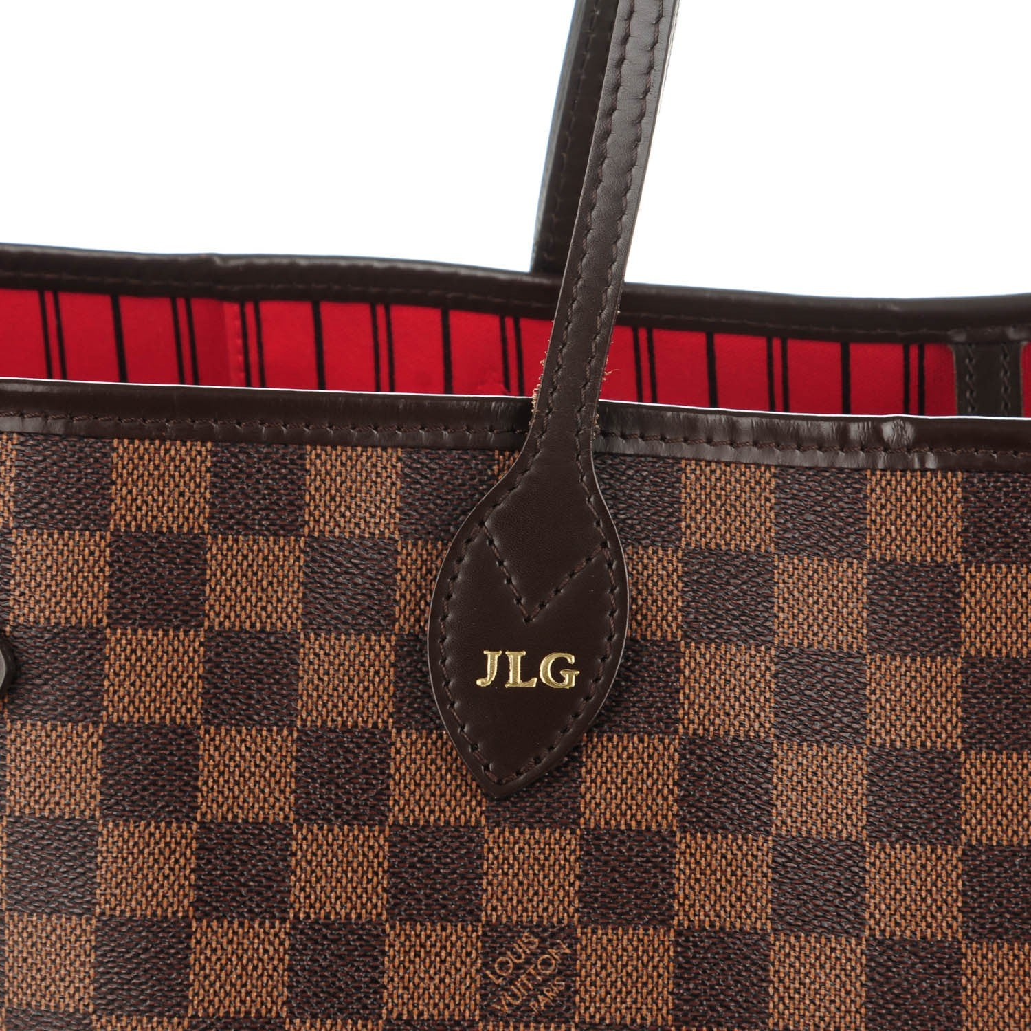 Louis Vuitton Damier Ebene Neverfull GM 7 of 10
