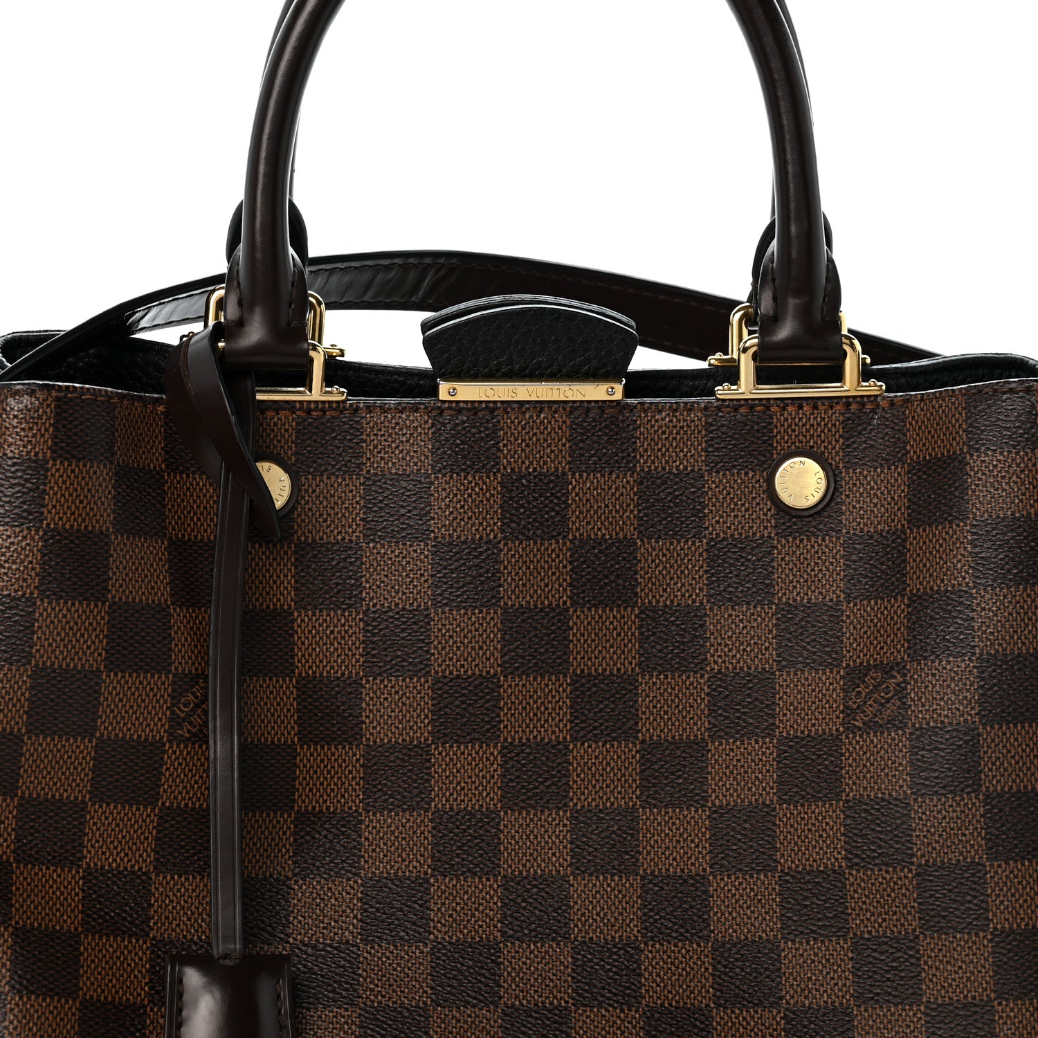 Louis Vuitton Damier Ebene Cuir Taurillon Brittany Black 7 of 13