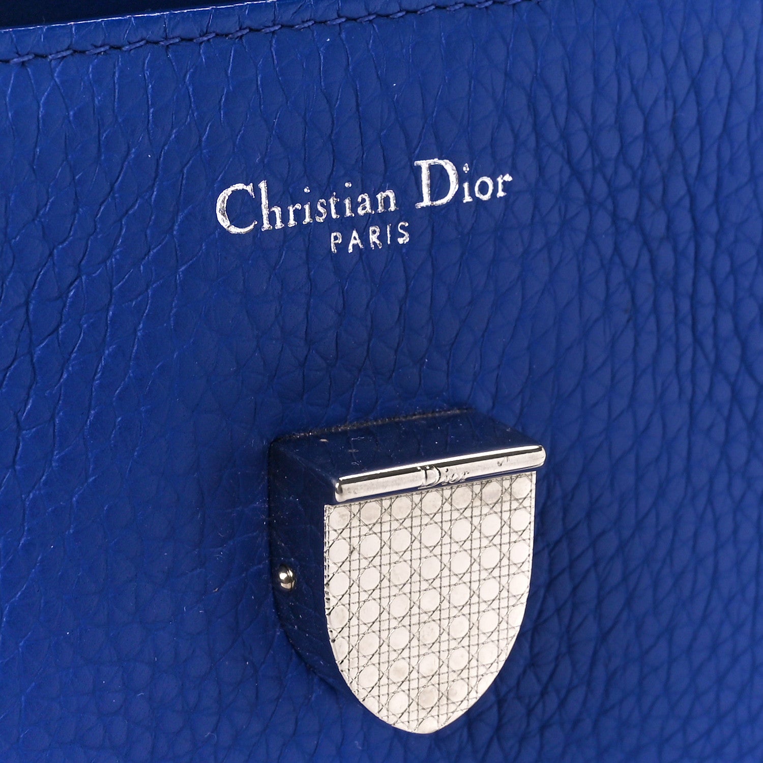 Christian Dior Bullcalf Medium Diorever Flap Yves Klein Blue 7 of 13