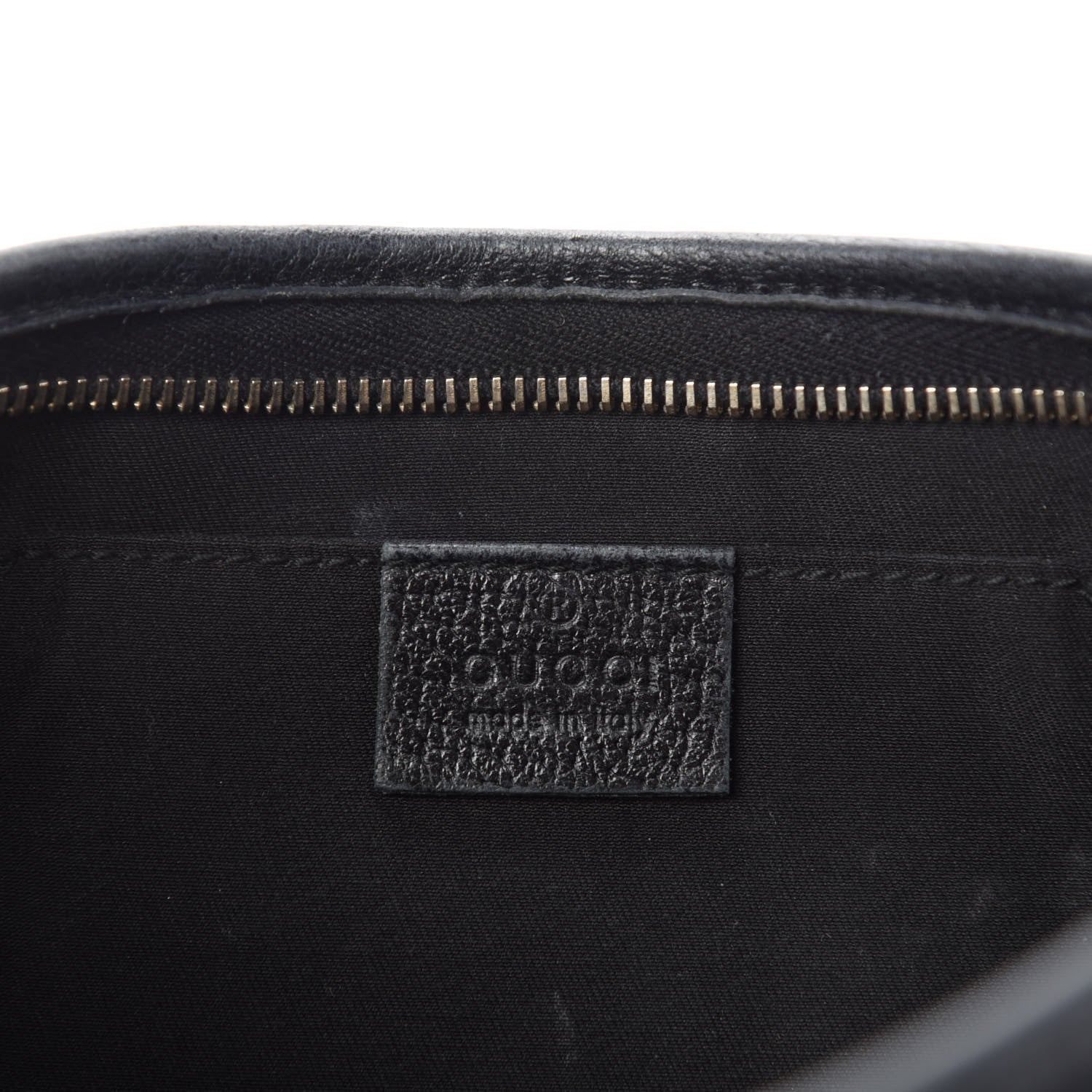 Gucci Monogram D Ring Abbey Pochette Black 8 of 10