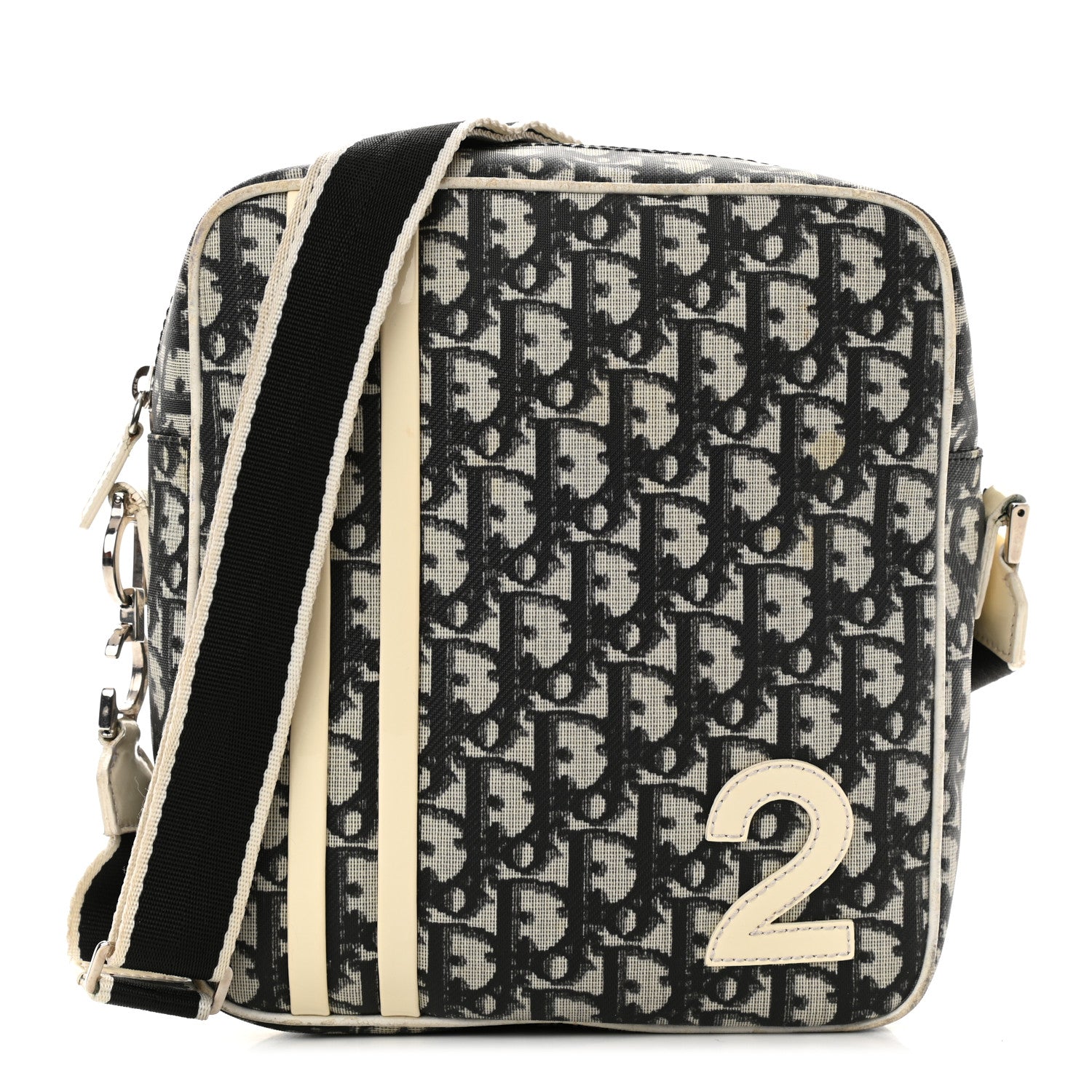 Christian Dior Monogram Girly Messenger Bag Black 1 of 12