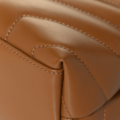 Saint Laurent Calfskin Y Quilted Monogram Small Loulou Chain Satchel Dark Natural 9 of 12