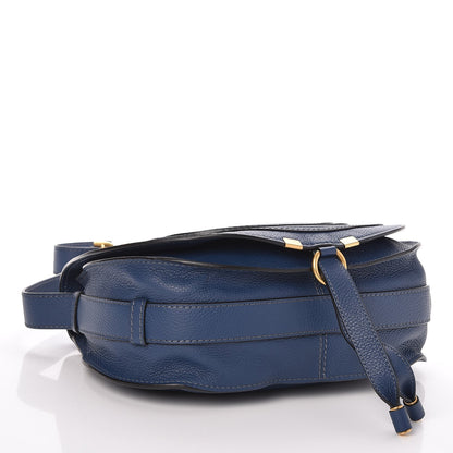 Chloe Calfskin Medium Marcie Round Crossbody Bag Royal Navy 4 of 8
