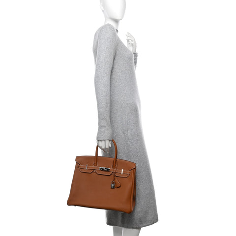 Togo Birkin 35 Gold