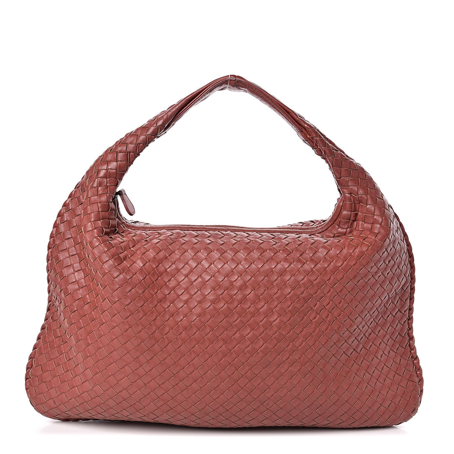 Bottega Veneta Nappa Intrecciato Large Veneta Hobo Brique 1 of 13