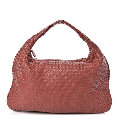 Bottega Veneta Nappa Intrecciato Large Veneta Hobo Brique 1 of 13