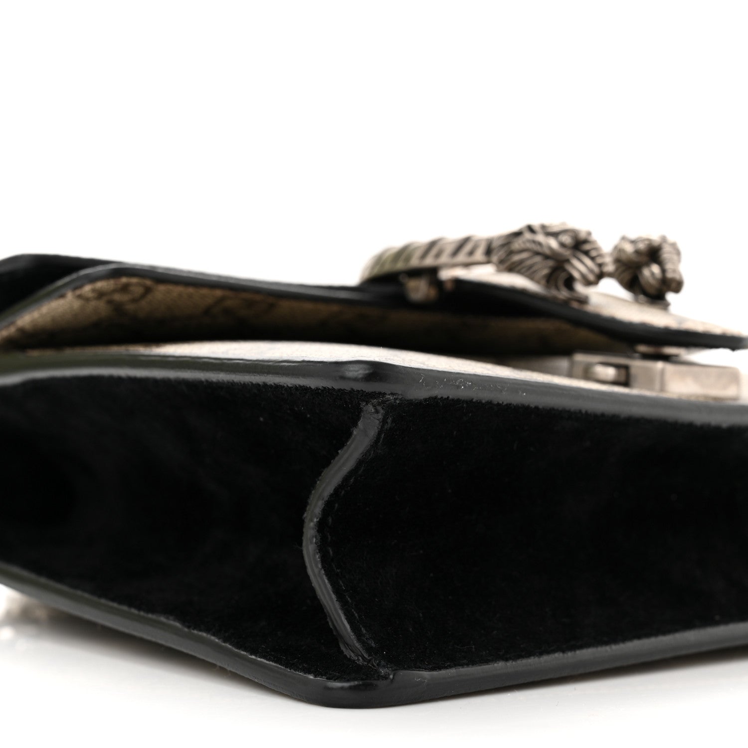 Gucci GG Supreme Monogram Mini Dionysus Shoulder Bag Black 9 of 11