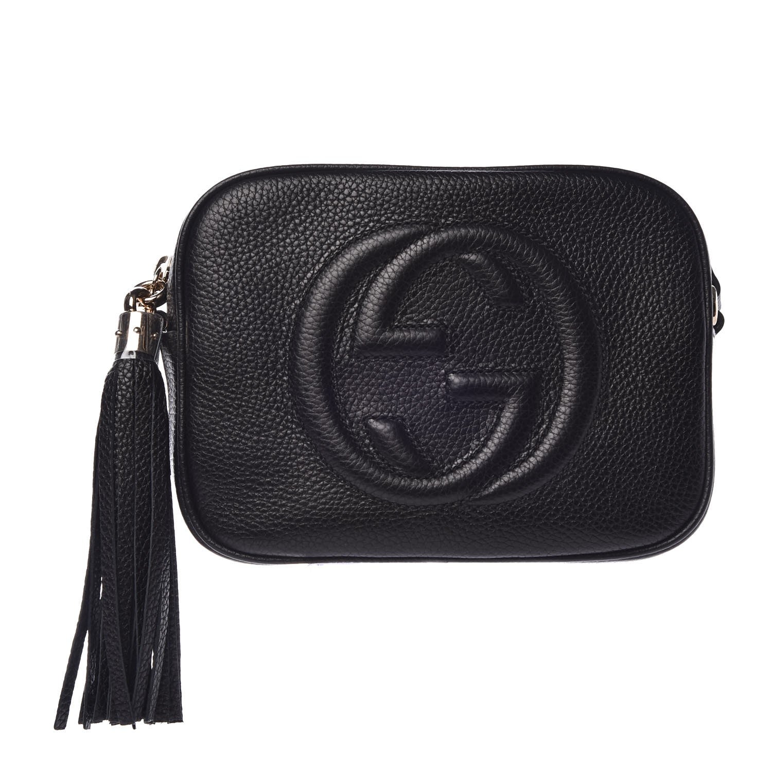 Gucci Pebbled Calfskin Small Soho Disco Bag Black 1 of 7