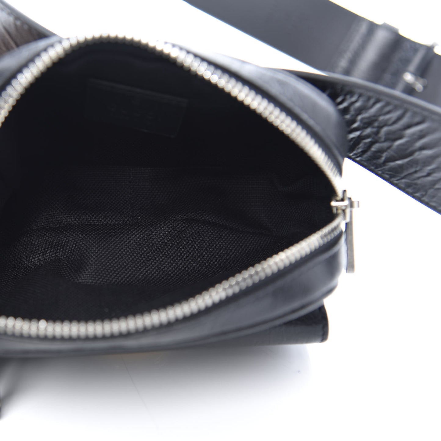 Fluffy Calfskin Mini Morpheus Belt Bag 70 28 Black