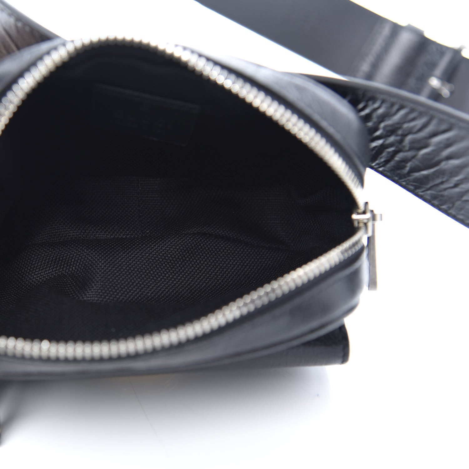 Gucci Fluffy Calfskin Mini Morpheus Belt Bag 70 28 Black 5 of 11