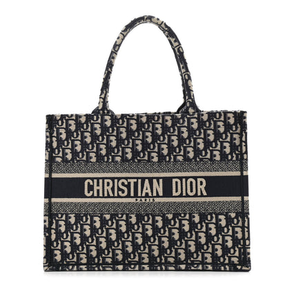 Christian Dior Oblique Medium Book Tote Blue Multicolor 1 of 12