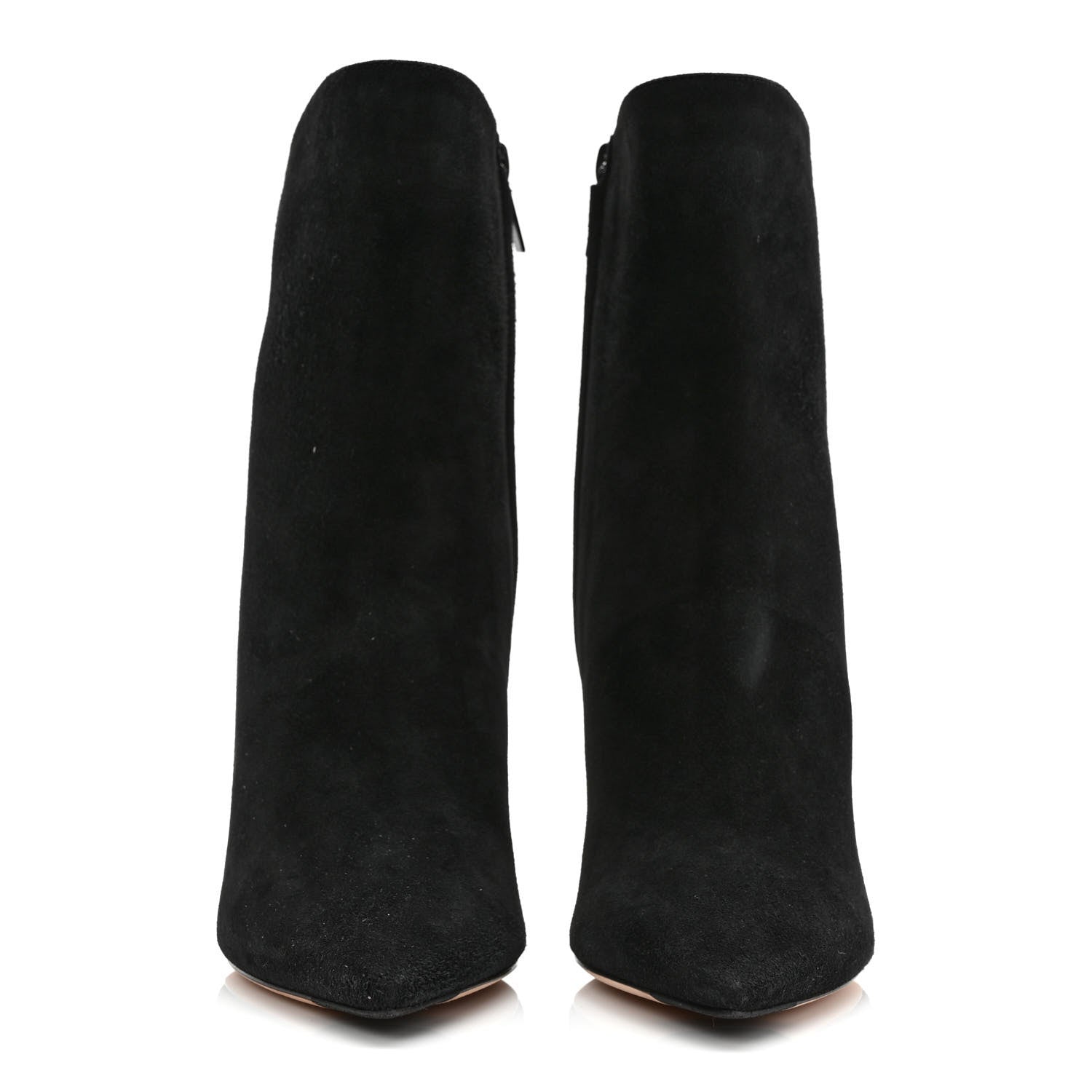 Jimmy Choo Suede Hurley Ankle Booties 35.5 Black 2 of 8