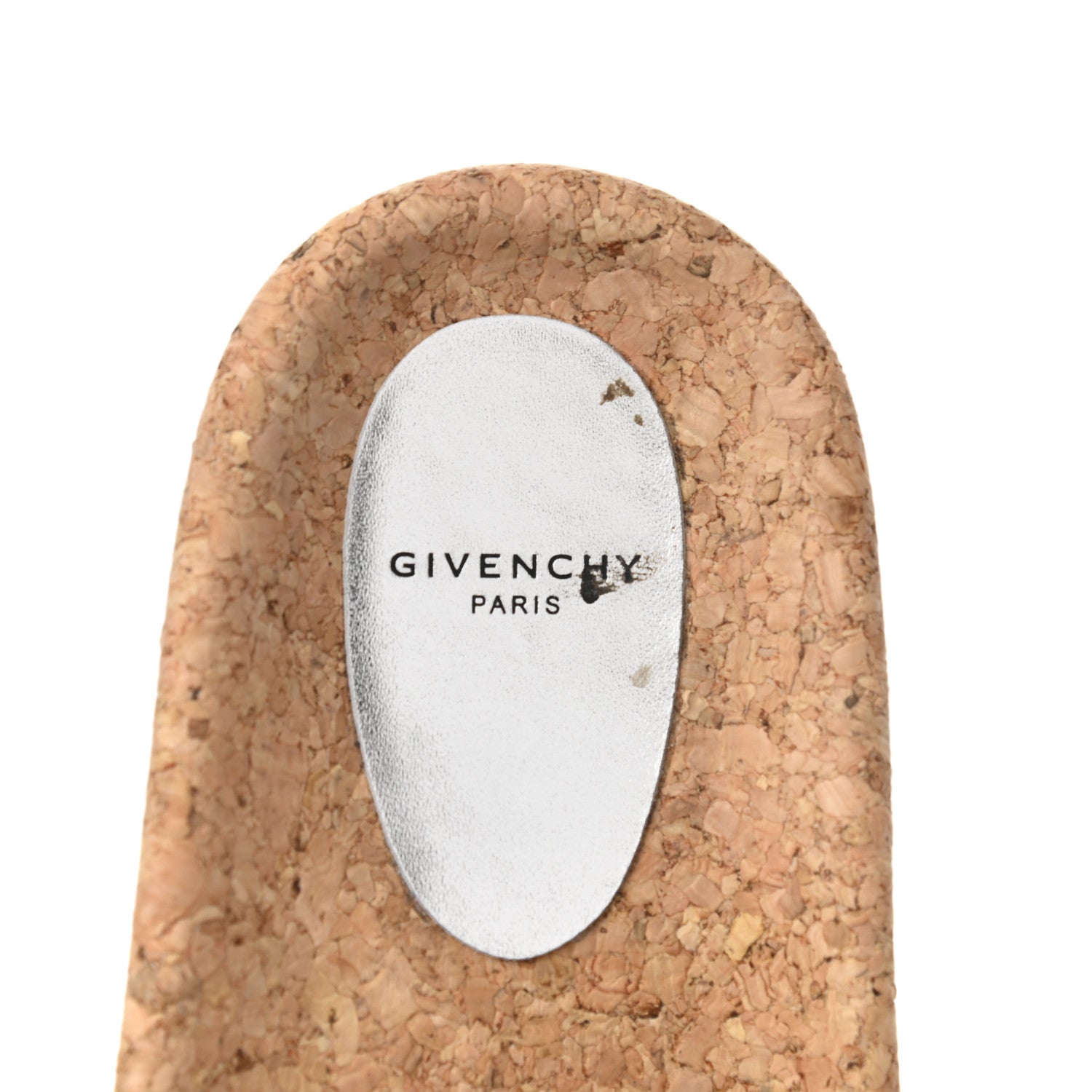 Givenchy Cork Logo Slide Sandals 38 Natural 7 of 10
