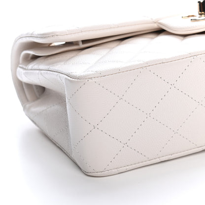 Chanel Caviar Quilted Small Double Flap White 8 of 9